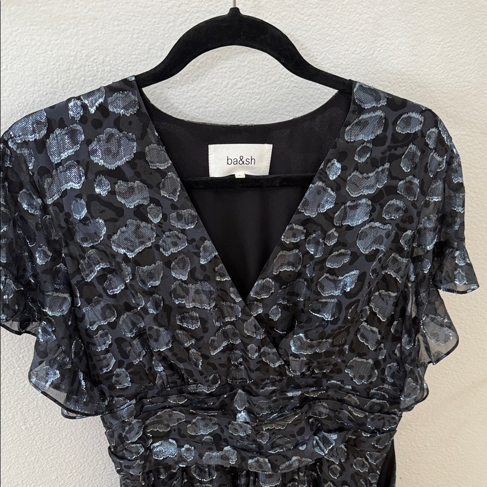 ba&sh Black and Silver Dress - Picture 4 of 5
